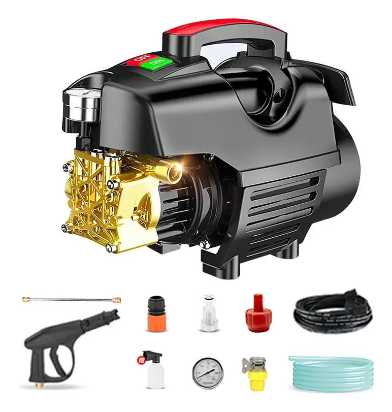 Lavadora de Alta Pressão Soarfly 4800W com Pistola, Bico Regulável e Mangueira de 7m - 110V ou 220V